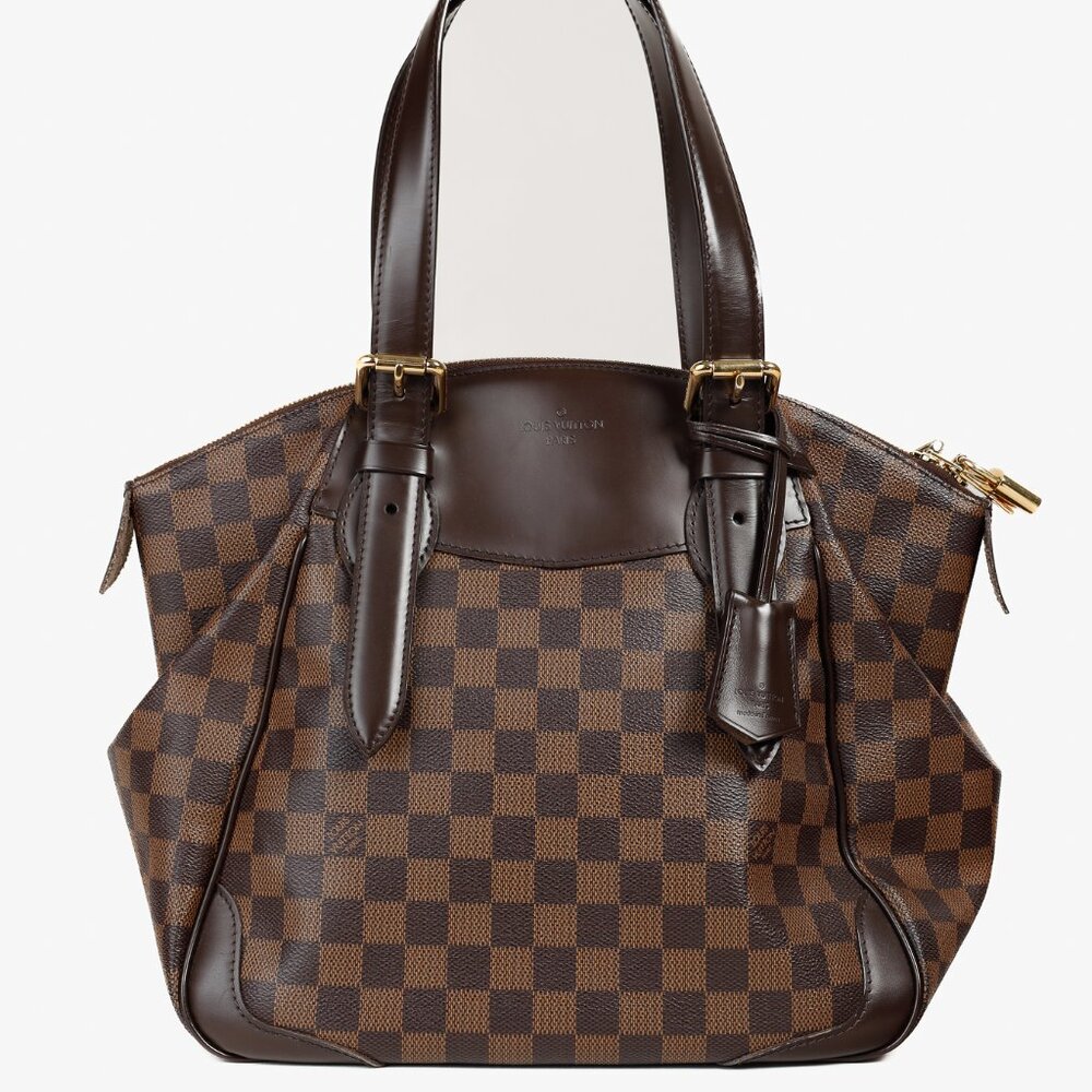 Louis Vuitton 2011 Verona MM Damier Brown Shoulder Bag
